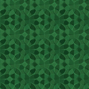 Green Kaleidoscope Flower Dark Mix Whimsical Funky Fun Retro Tie Dye Floral Pattern in Neutral Colors Kelly Green 5C8D53 Subtle Modern Geometric Abstract