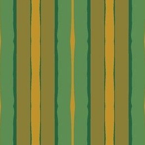 Stripes Petal Solid Colors Emerald Moss  Mustard 