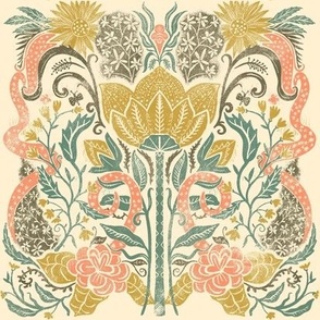 Folk Floral Tile