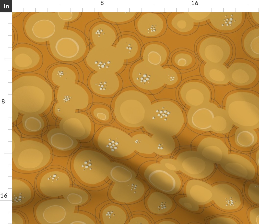 Connected Circles in Orange