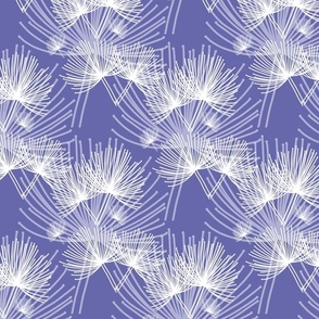 Stark Agapanthus Chic - Art Deco - very peri, medium 