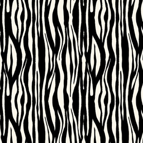 Zebra_Stripe_Abstract_-_Black_And_Cream 2