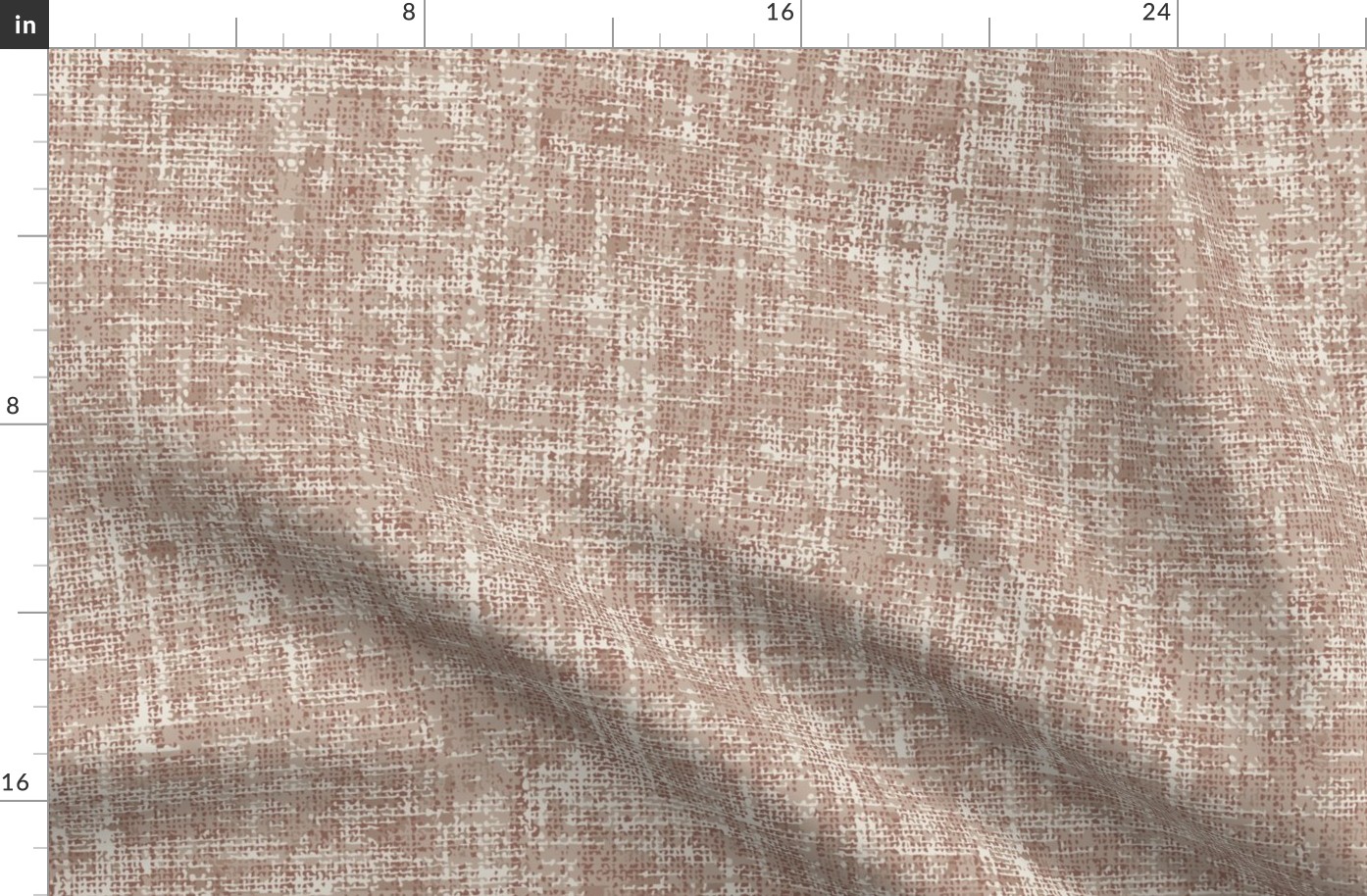 Rustic Linen Texture Canvas Cinnamon Brown Earth Tones