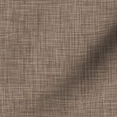 Linen Texture Canvas Cinnamon Brown