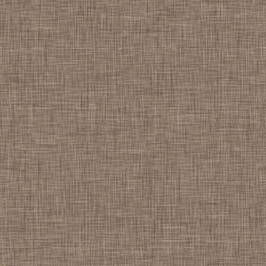 Linen Texture Canvas Cinnamon Brown