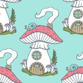 Mushroom Garden Fairy House 