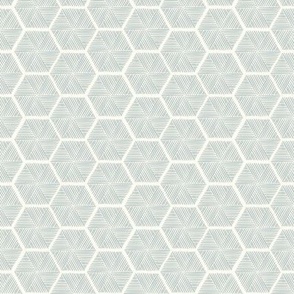 Honeycomb Stitched - Medium - Light Blue