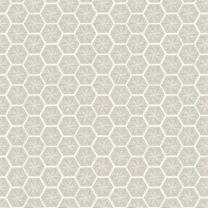 Honeycomb Stitched - Small - Taupe