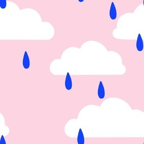 Minimalist rain clouds