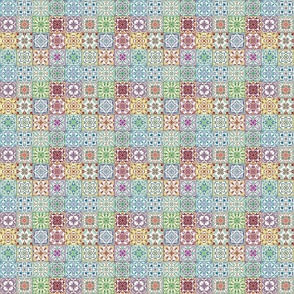 spanish tiles version 2 - colorful - small