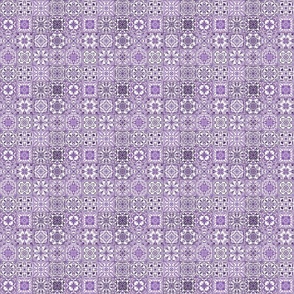 spanish tiles version 2 - purple - small