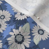 Pretty Blue Flower Pattern