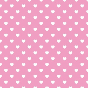 Pink love hearts