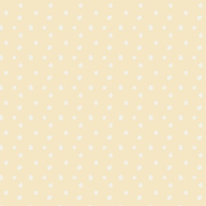 Cream Dots on Pale Yellow_MED