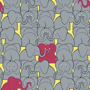 Pink Elephant Bold Minimalism