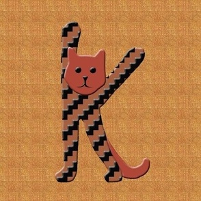 K Cat Alphabet