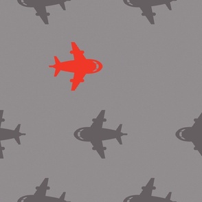 Bold Minimalism - Little Red Plane