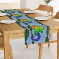 Seahorse Large - Bold Rainbow