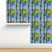 Seahorse Large - Bold Rainbow