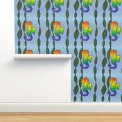 Seahorse Large - Bold Rainbow