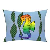 Seahorse Large - Bold Rainbow