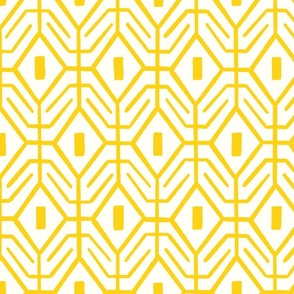 minimal geometric/yellow/large