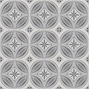 Moroccan Tiles (Gray)