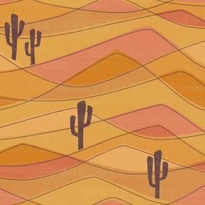 bold minimalism desert