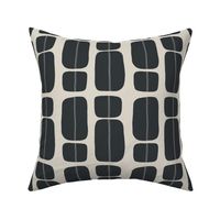 Bold Minimalistic Pattern - Black - Small