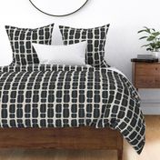 Bold Minimalistic Pattern - Black - Small