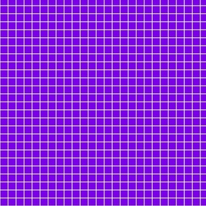 80s grid white on purple