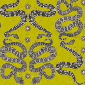 celestial snakes chartreuse small