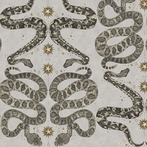 celestial snakes silver small