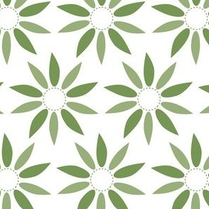 Leaf pattern  / white background / coordinate