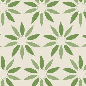Leaf pattern / cream background / coordinate