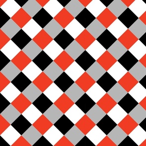 Black-White-Red Style, diagonal