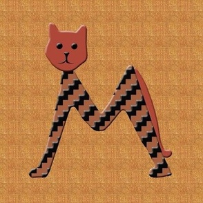 M Cat Alphabet