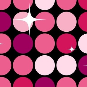 disco style background - pink - large