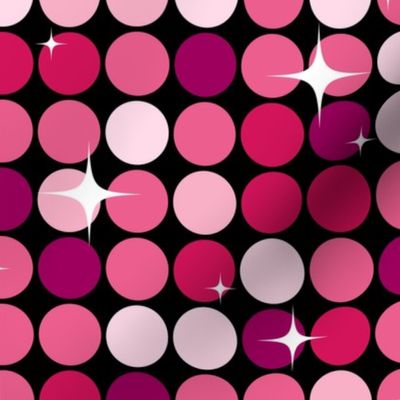 disco style background - pink - medium