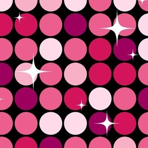 disco style background - pink - medium
