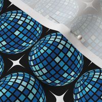 disco balls - blue - small