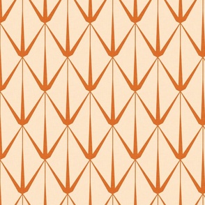 Vintage Tiles Fork Orange
