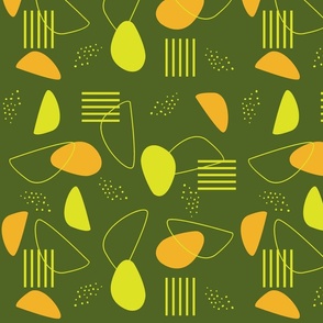 mango slices - green 1
