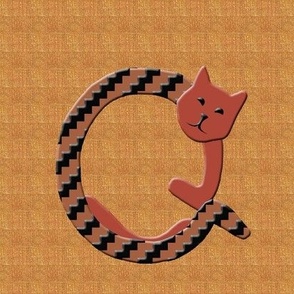 Q Cat Alphabet
