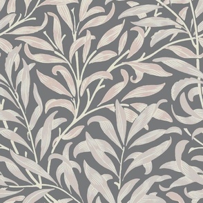 WILLOW BOUGH IN PALE PEWTER - WILLIAM MORRIS