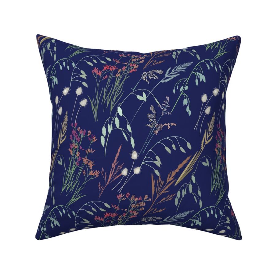 Wild grass - navy