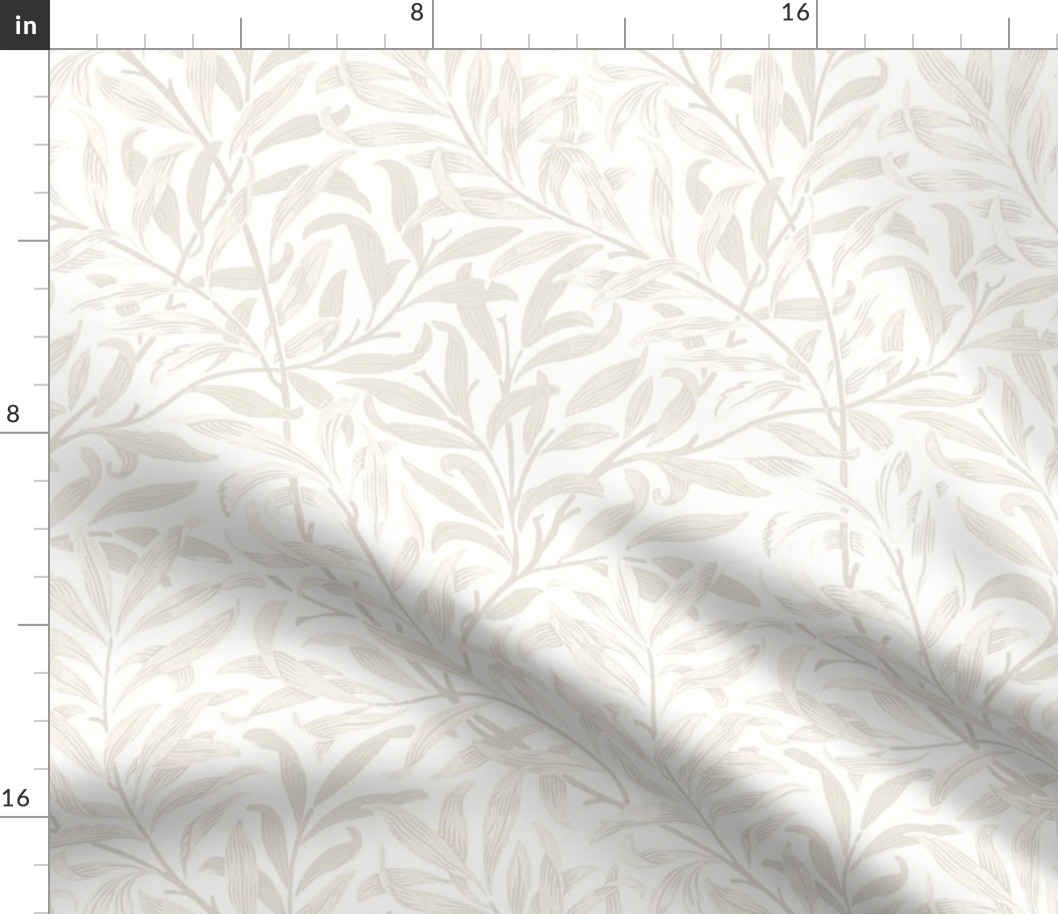 WILLOW BOUGH IN PALE IVORY - WILLIAM MORRIS