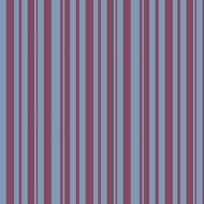 Journey  Stripes in Grey/Blue and Plum