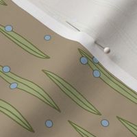 Grass Blades & Dew Drops - Tan