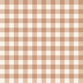 Gingham Clay Red